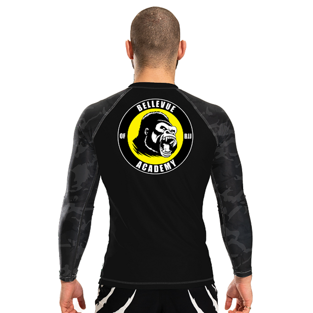 BA BJJ Long Sleeve Ranked Team Rashguard