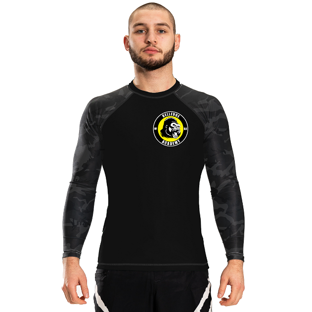 BA BJJ Long Sleeve Ranked Team Rashguard
