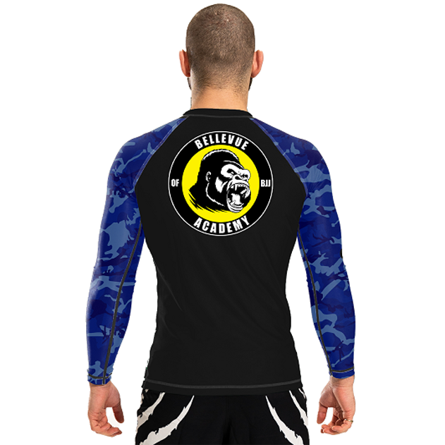 BA BJJ Long Sleeve Ranked Team Rashguard