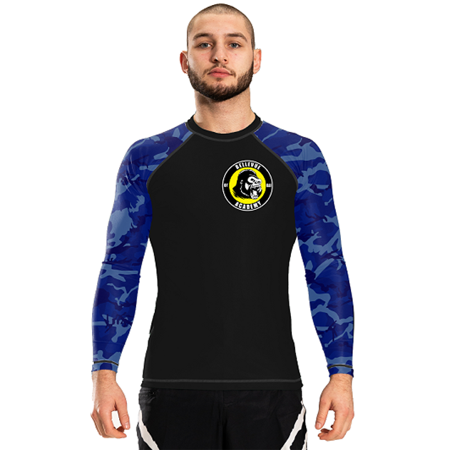 BA BJJ Long Sleeve Ranked Team Rashguard