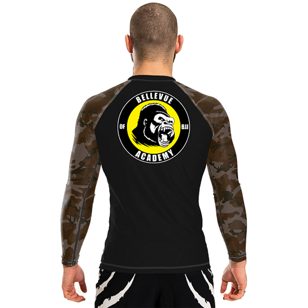 BA BJJ Long Sleeve Ranked Team Rashguard