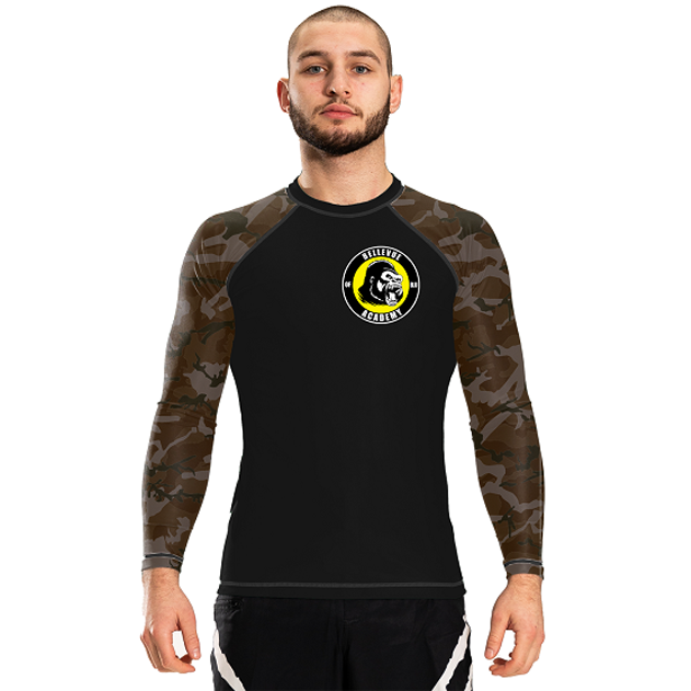BA BJJ Long Sleeve Ranked Team Rashguard