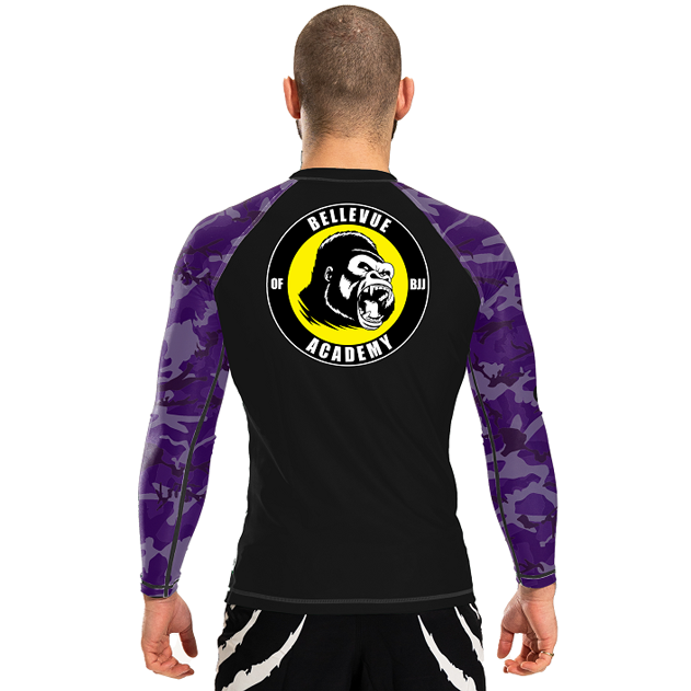 BA BJJ Long Sleeve Ranked Team Rashguard