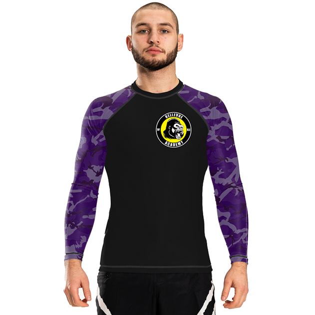 BA BJJ Long Sleeve Ranked Team Rashguard
