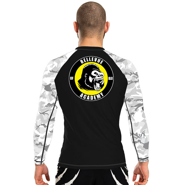 BA BJJ Long Sleeve Ranked Team Rashguard