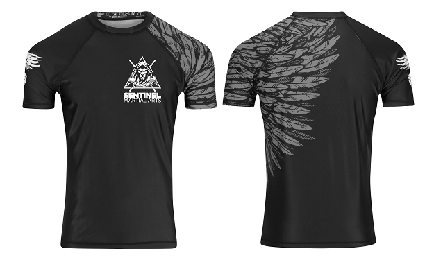 Sentinel Martial Arts Junior Short Sleeve Club Rashguard