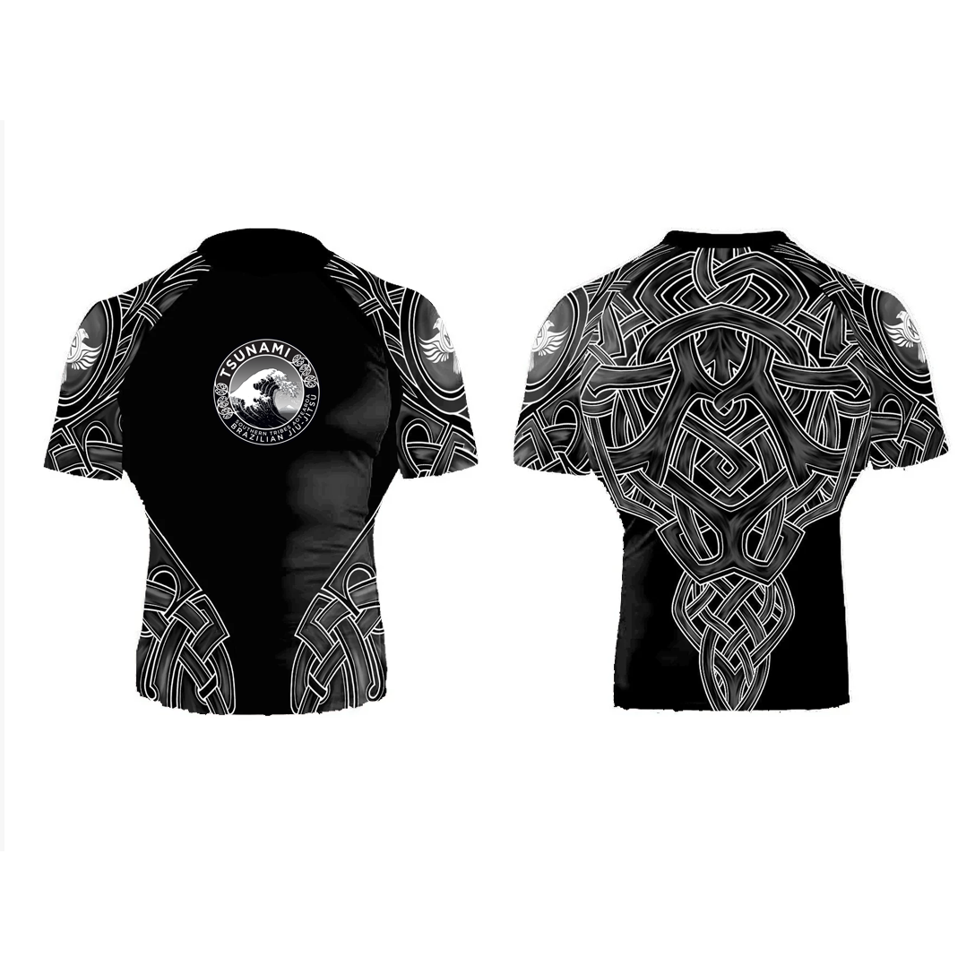 Tsunami BJJ Nordic Women's Short Sleeve Club Rashguard