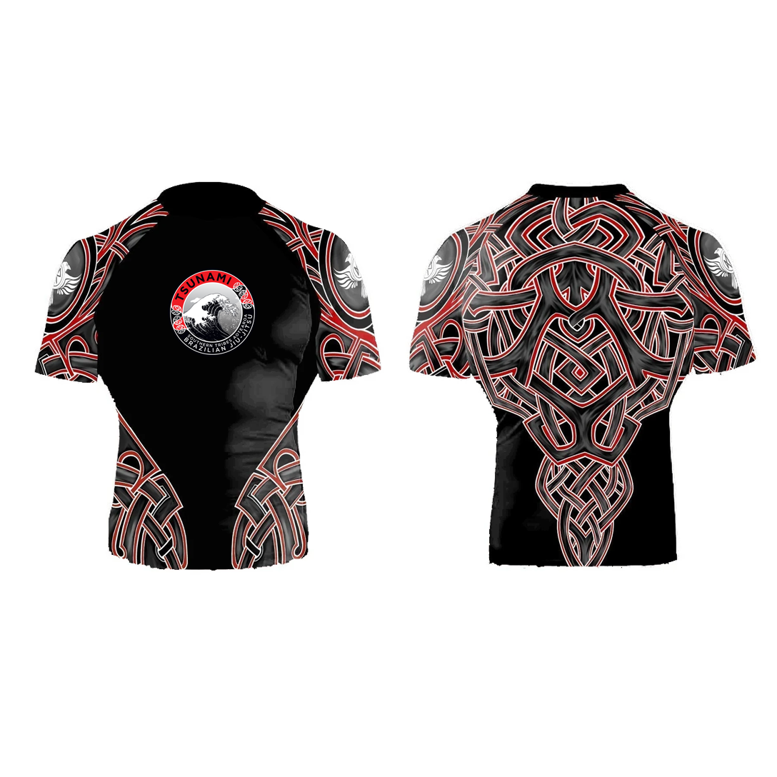 Tsunami BJJ Nordic Women's Short Sleeve Club Rashguard
