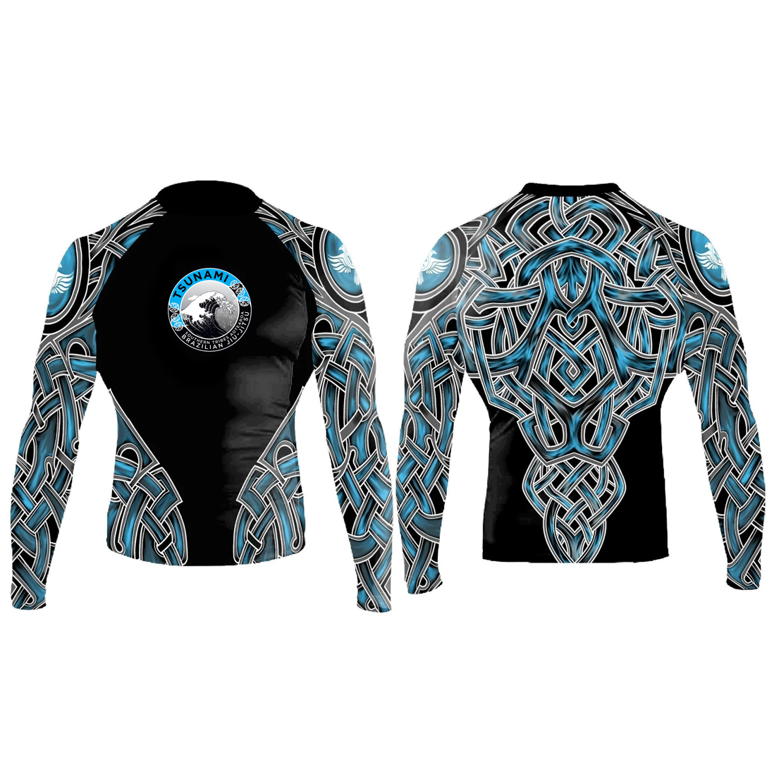 Tsunami BJJ Nordic Junior long Sleeve Club Rashguard