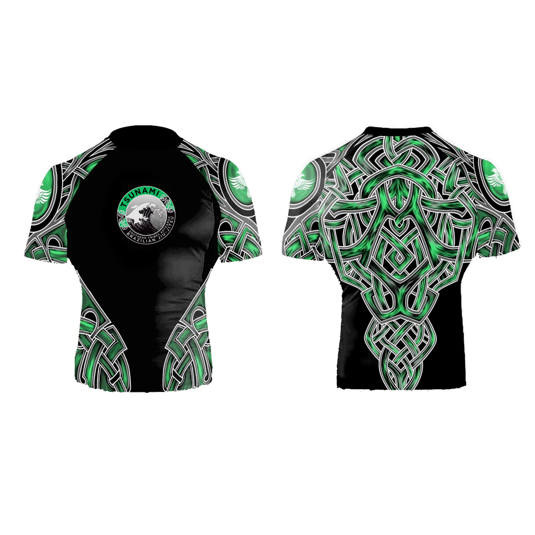 Tsunami BJJ Nordic Women's Short Sleeve Club Rashguard