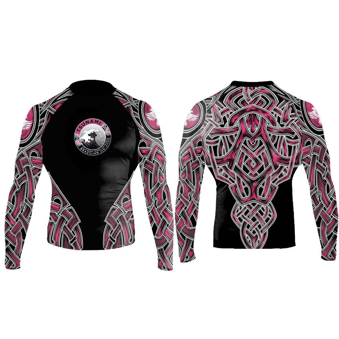 Tsunami BJJ Nordic Junior long Sleeve Club Rashguard