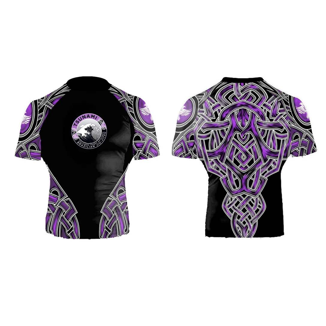 Tsunami BJJ Nordic Women's Short Sleeve Club Rashguard