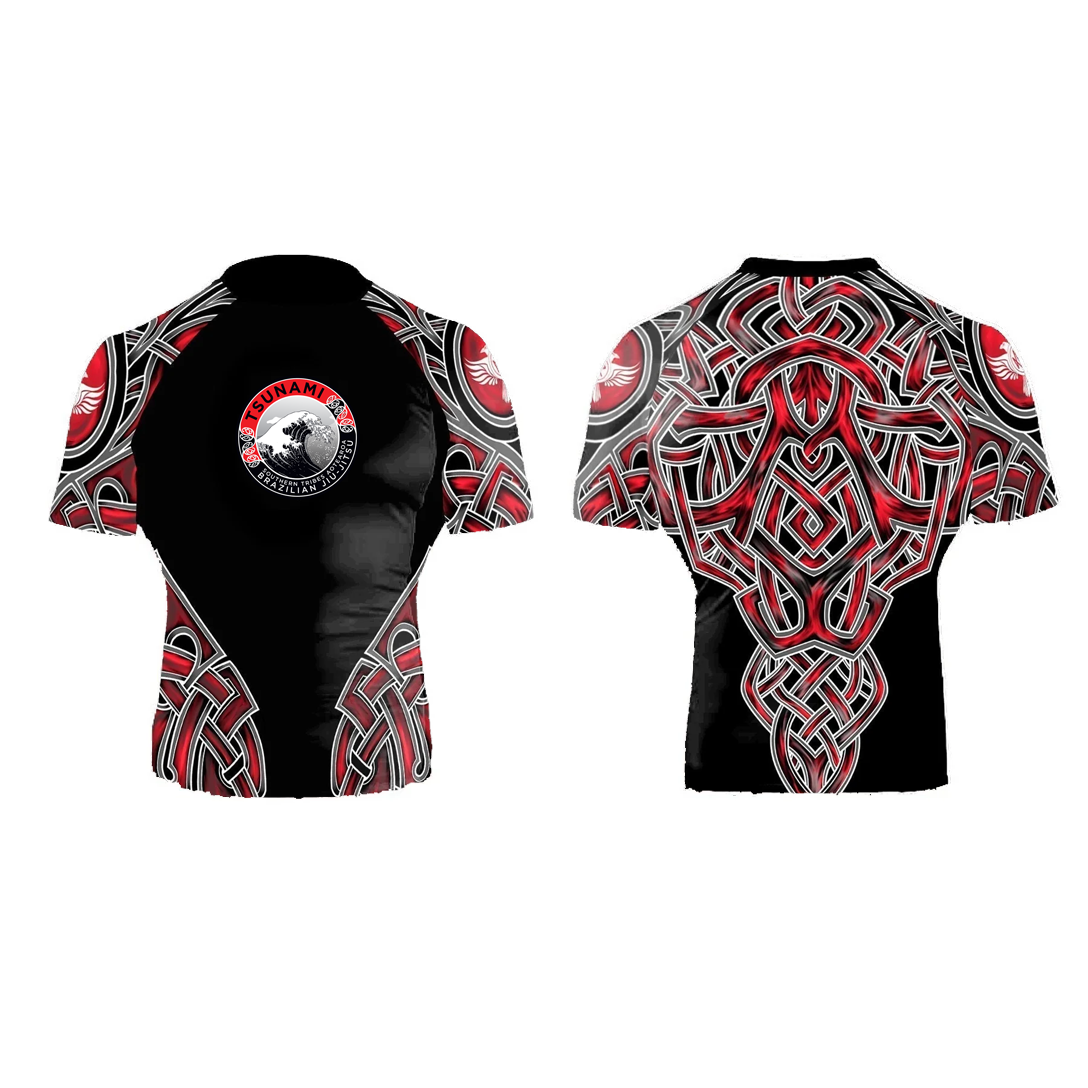 Tsunami BJJ Nordic Women's Short Sleeve Club Rashguard