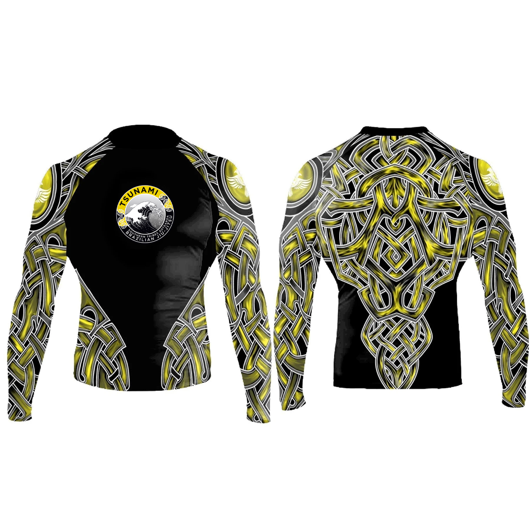 Tsunami BJJ Nordic Junior long Sleeve Club Rashguard