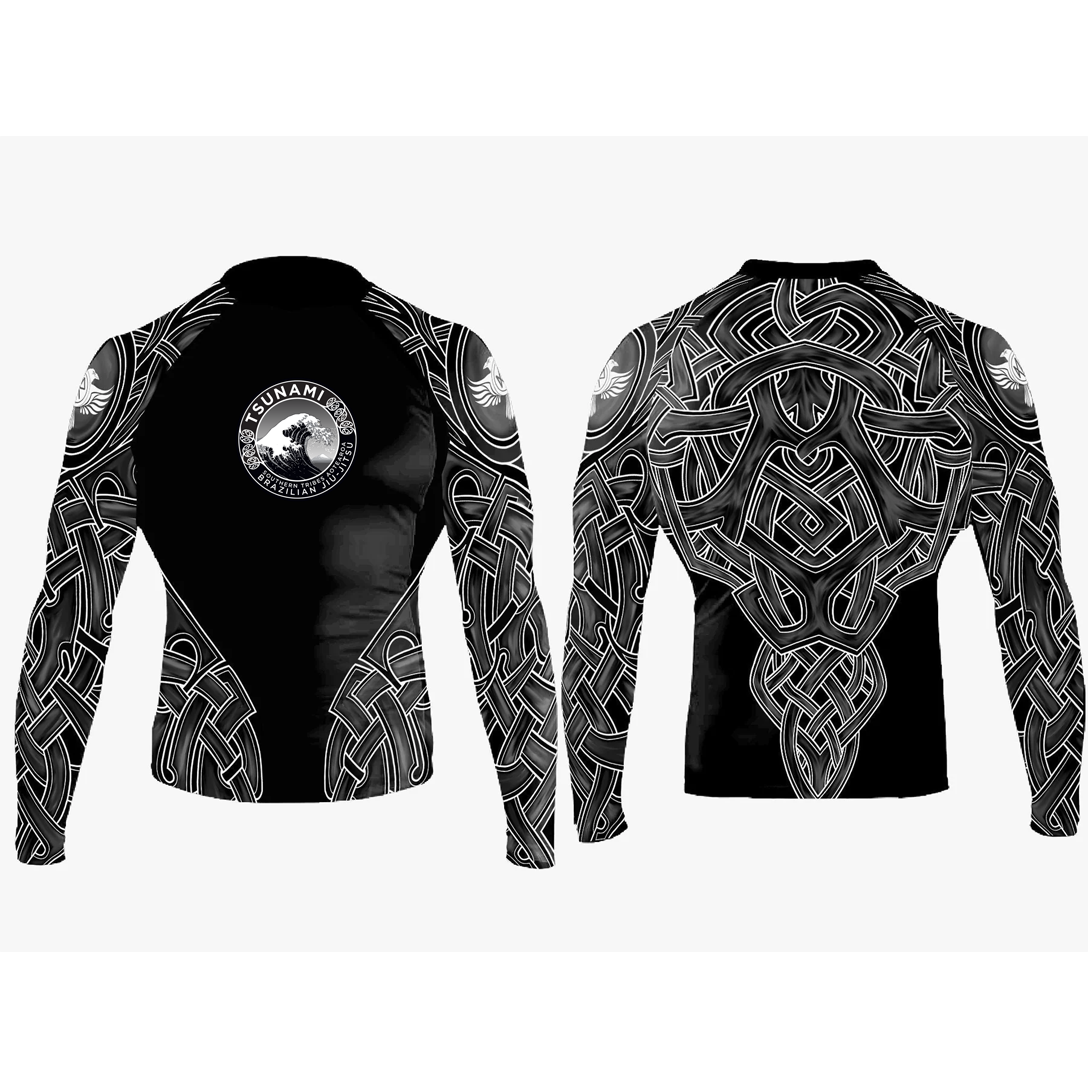 Tsunami BJJ Nordic Junior long Sleeve Club Rashguard
