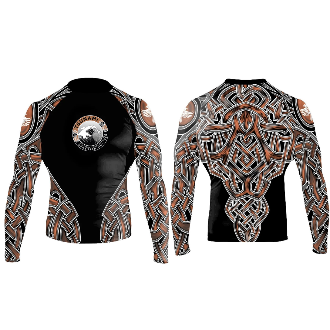 Tsunami BJJ Nordic Junior long Sleeve Club Rashguard