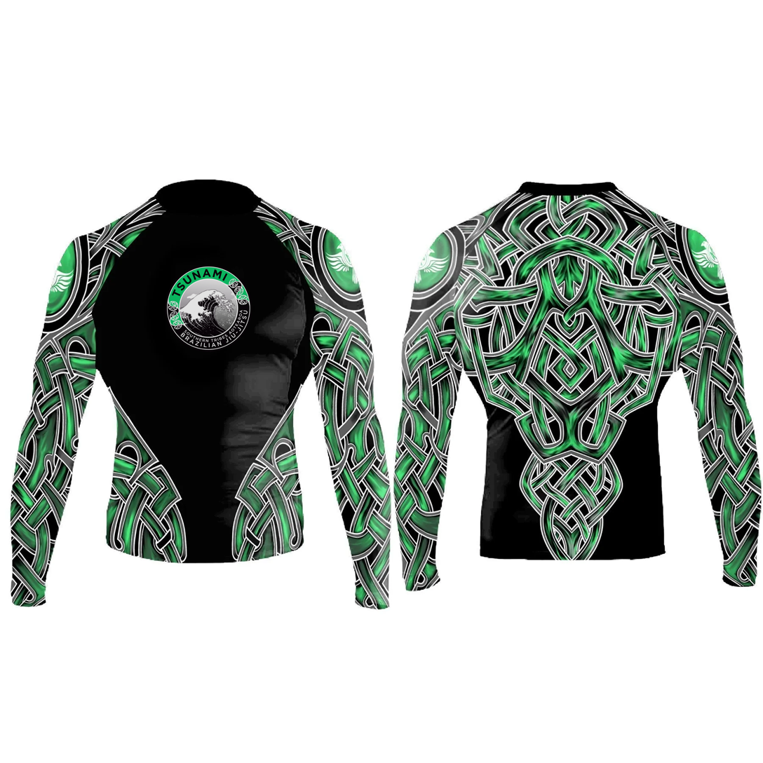 Tsunami BJJ Nordic Junior long Sleeve Club Rashguard