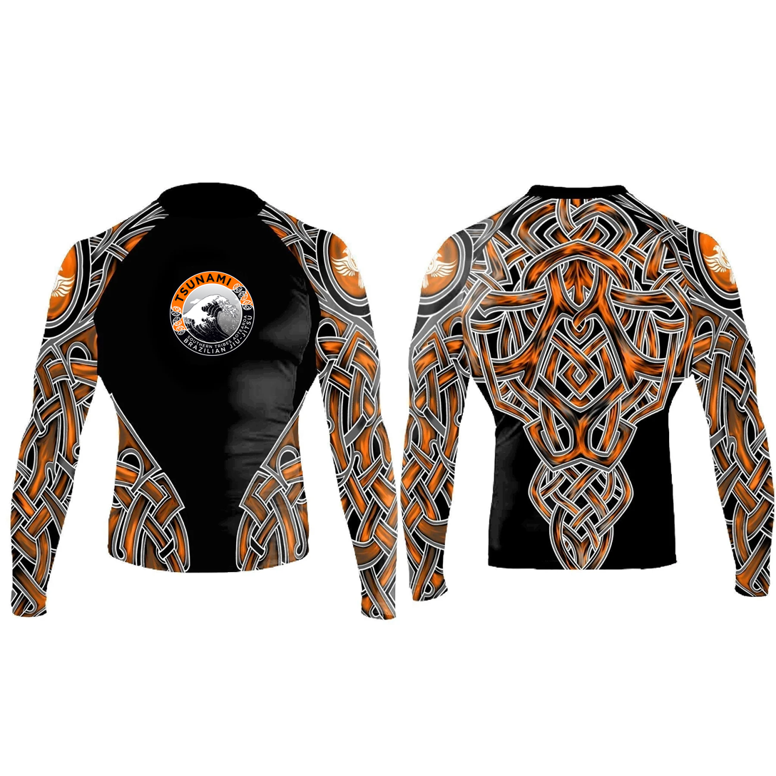 Tsunami BJJ Nordic Junior long Sleeve Club Rashguard