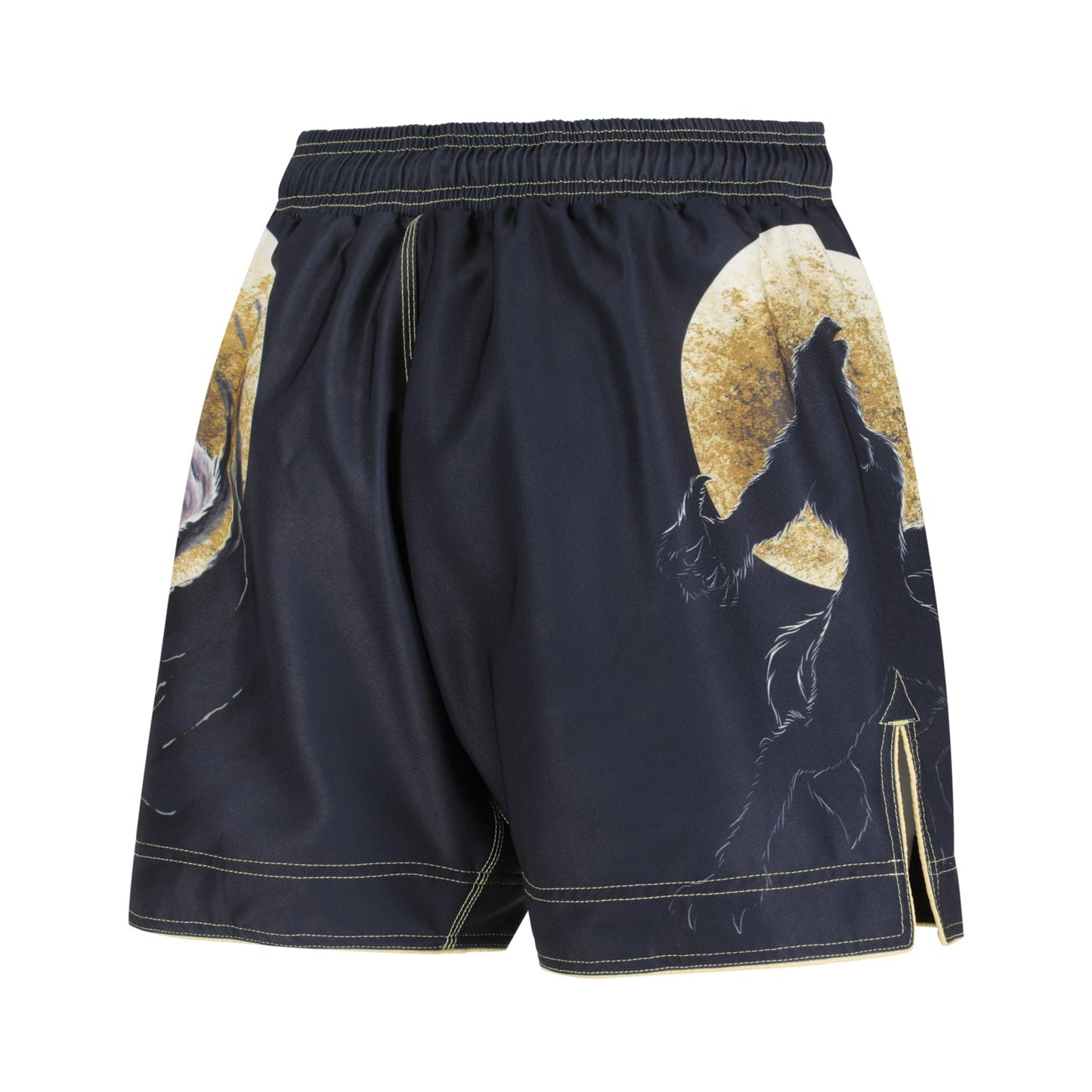 BJJ Horror Werewolf Men's Hybrid Fight Shorts - Raven Fightwear
