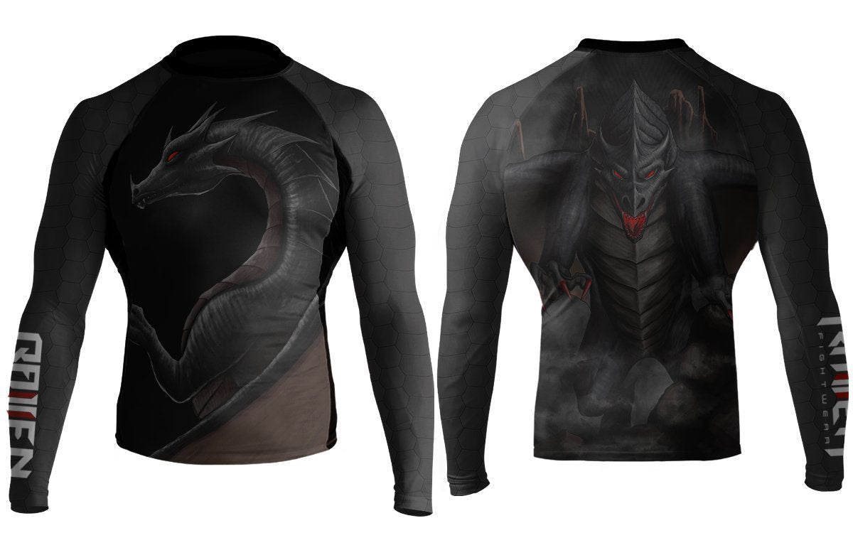 Dragon's Series Men's Long Sleeve Rashguard