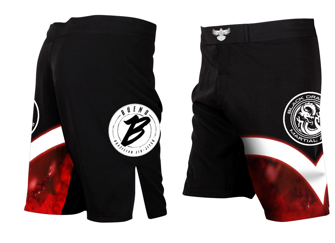 Black Dragon Martial Arts Club Shorts (Junior) - Raven Fightwear