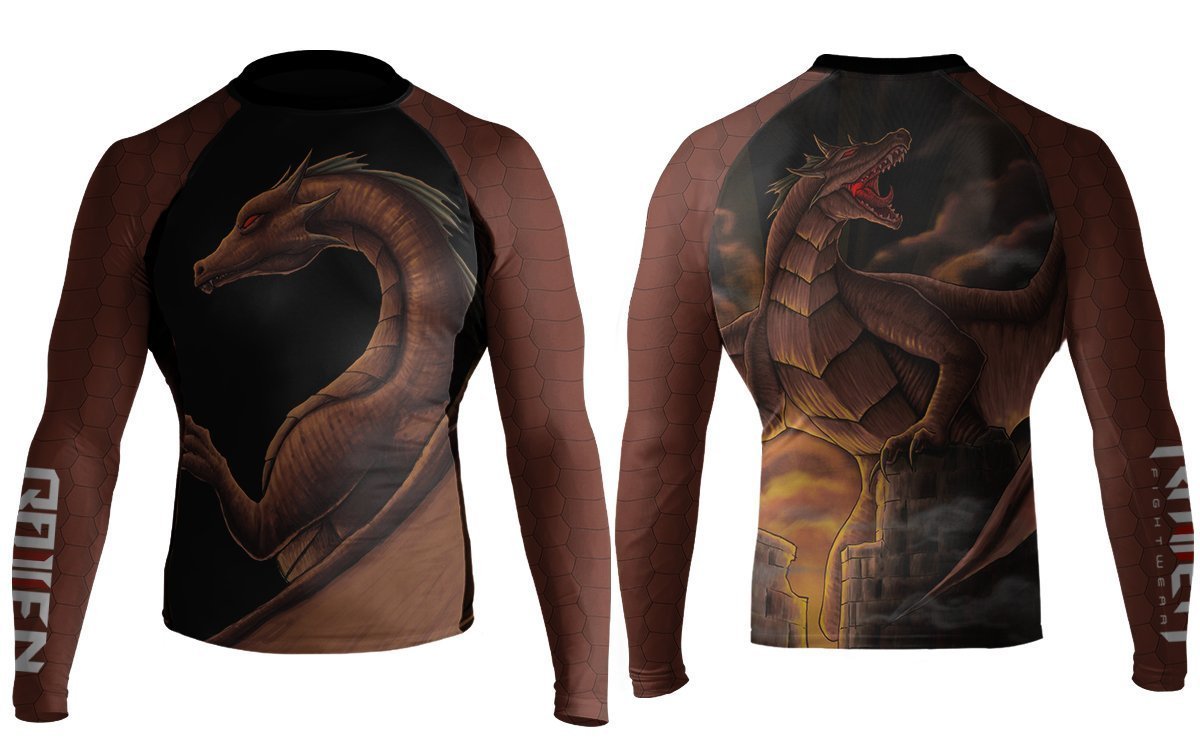 Dragon's Series Men's Long Sleeve Rashguard