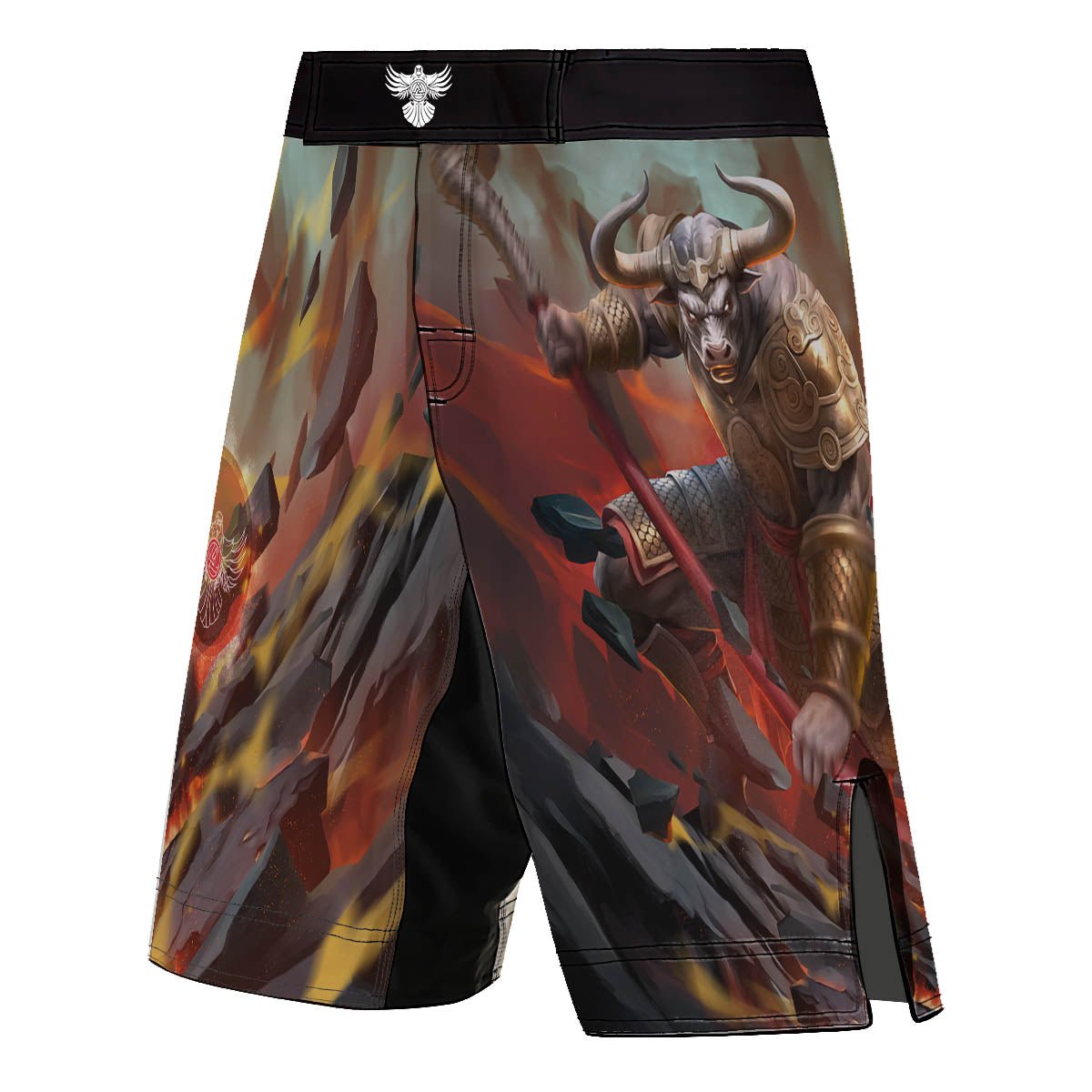 Bull Demon King Men's Short Sleeve Rashguard - Raven Fightwear