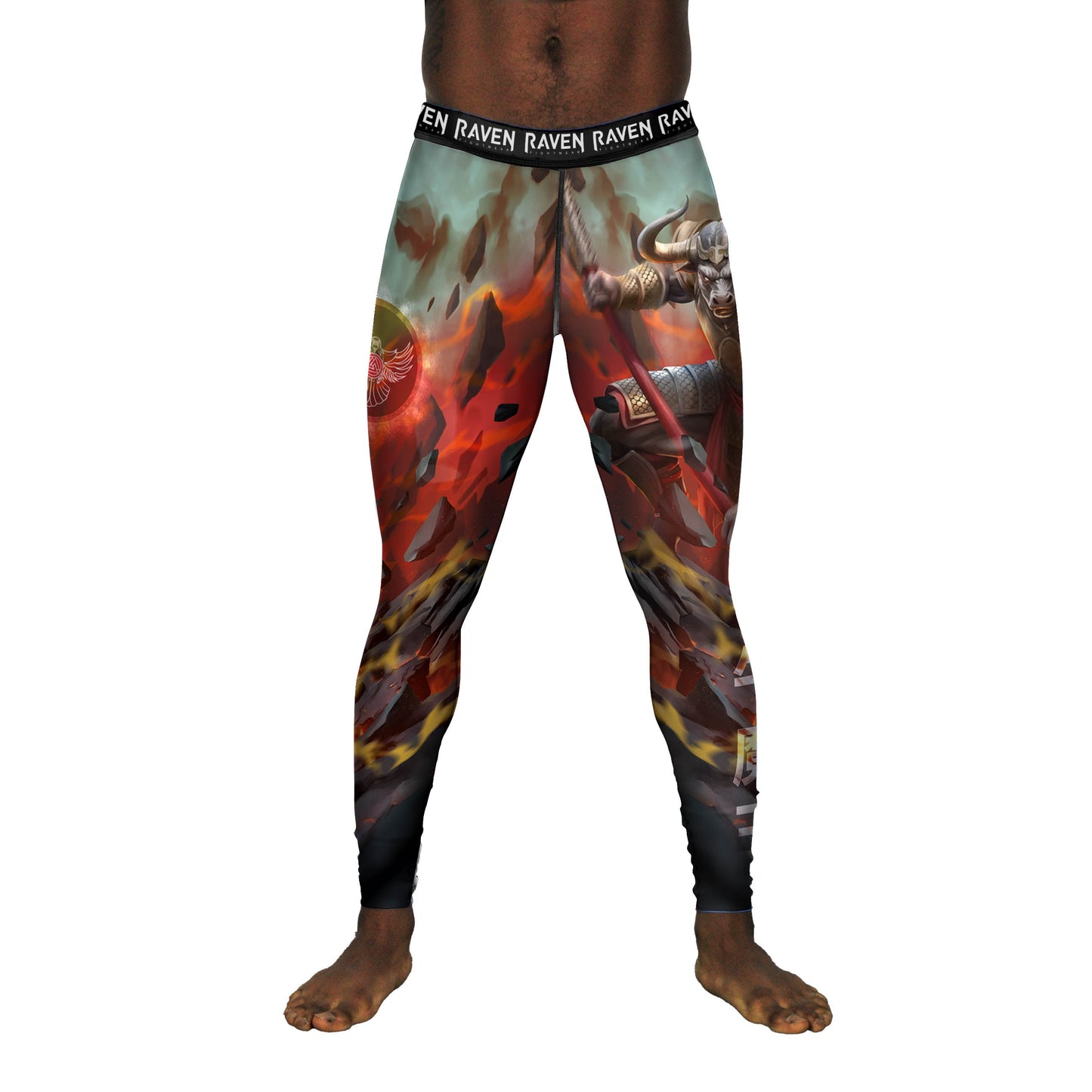 Bull Demon King Men's Spats - Raven Fightwear