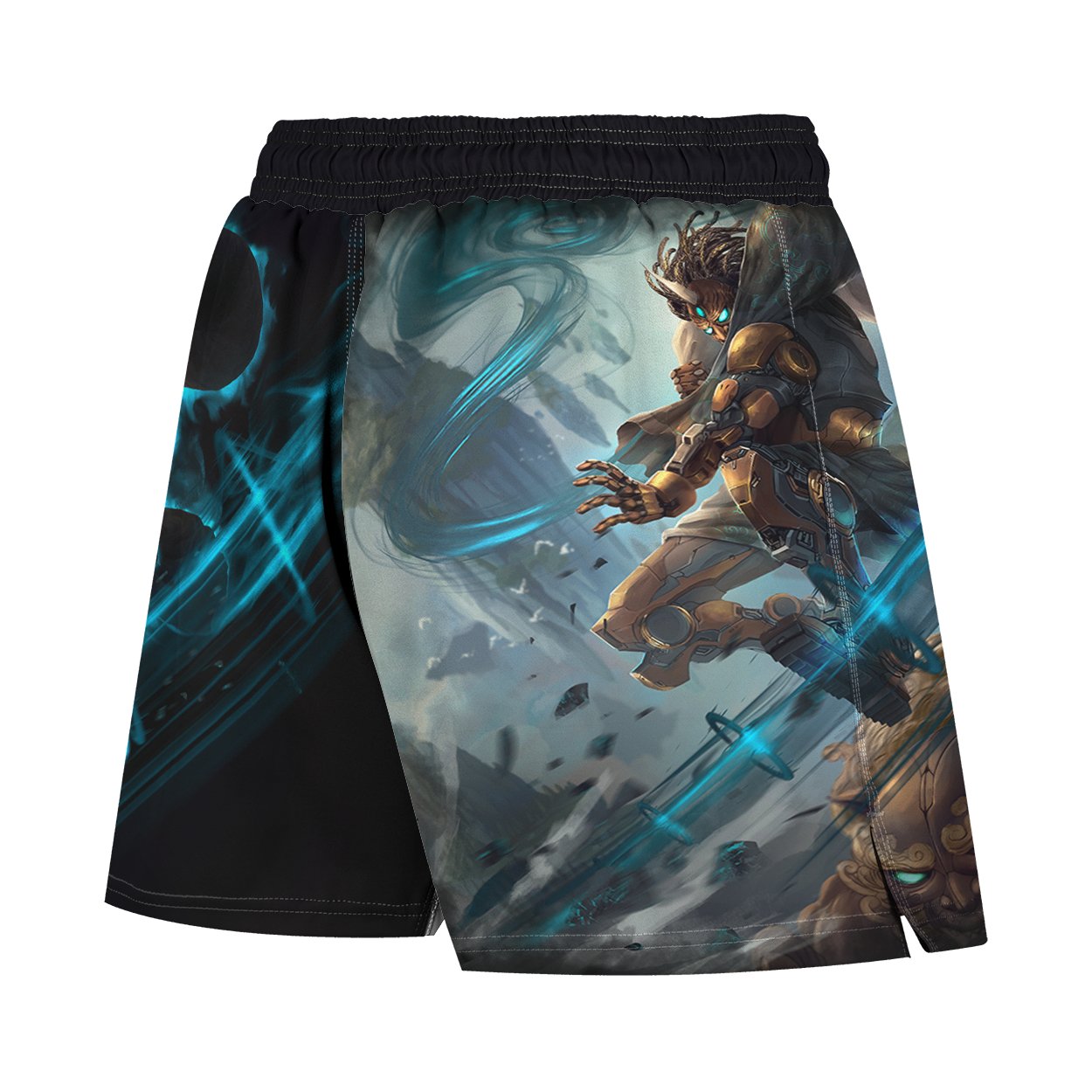Cyber Fujin Men's Hybrid Fight Shorts - Raven Fightwear