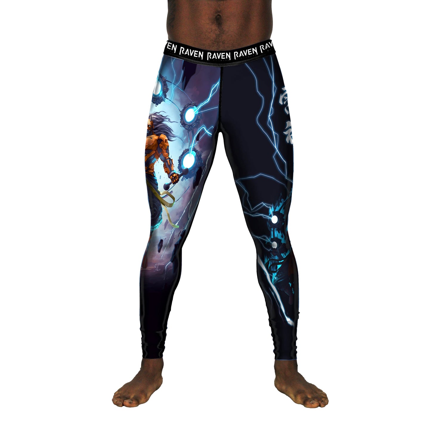 Cyber Raijin Men's Spats Front