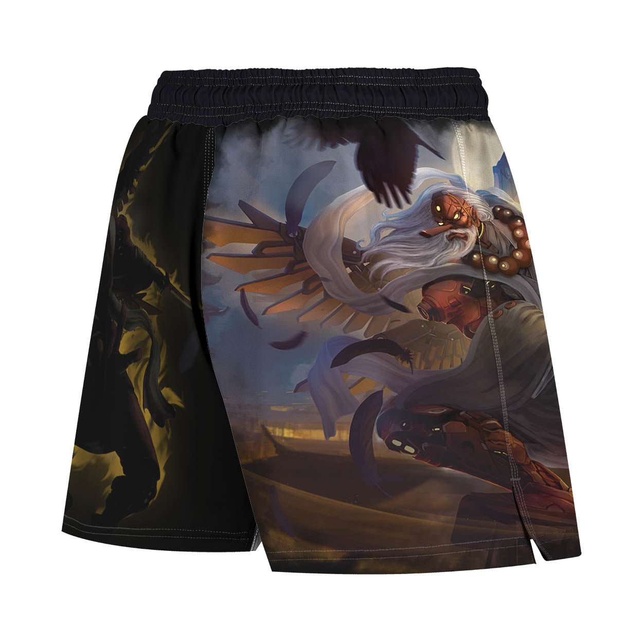 Cyber Tengu Men's Hybrid Fight Shorts - Raven Fightwear
