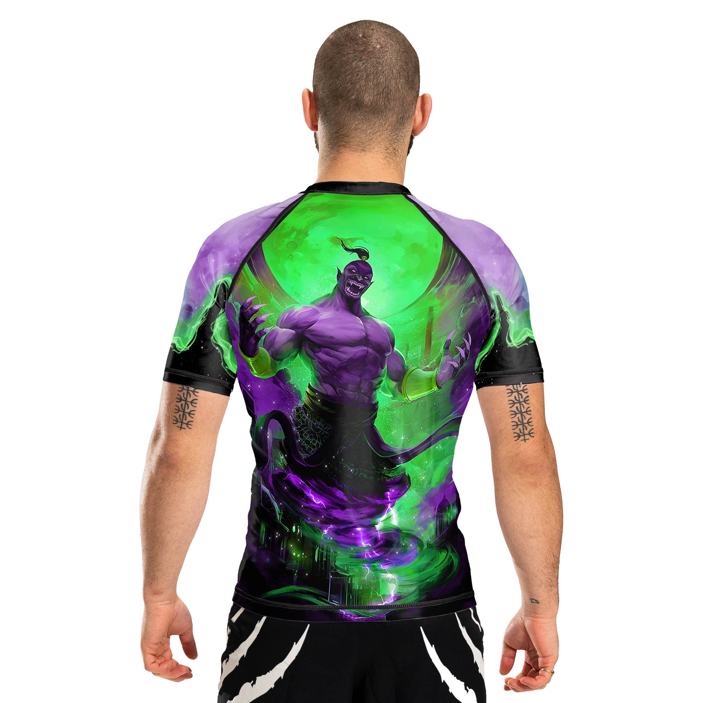 Djinn Men's Short Sleeve Rashguard - Raven Fightwear