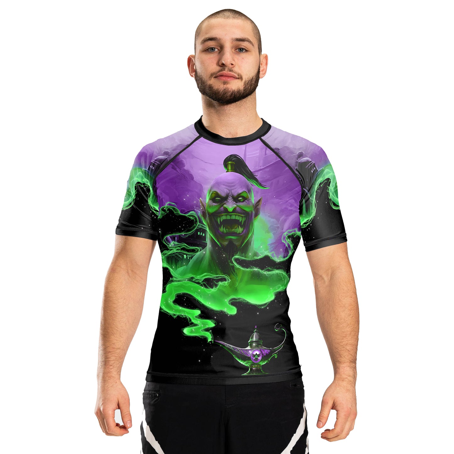 Djinn Men's Short Sleeve Rashguard - Raven Fightwear
