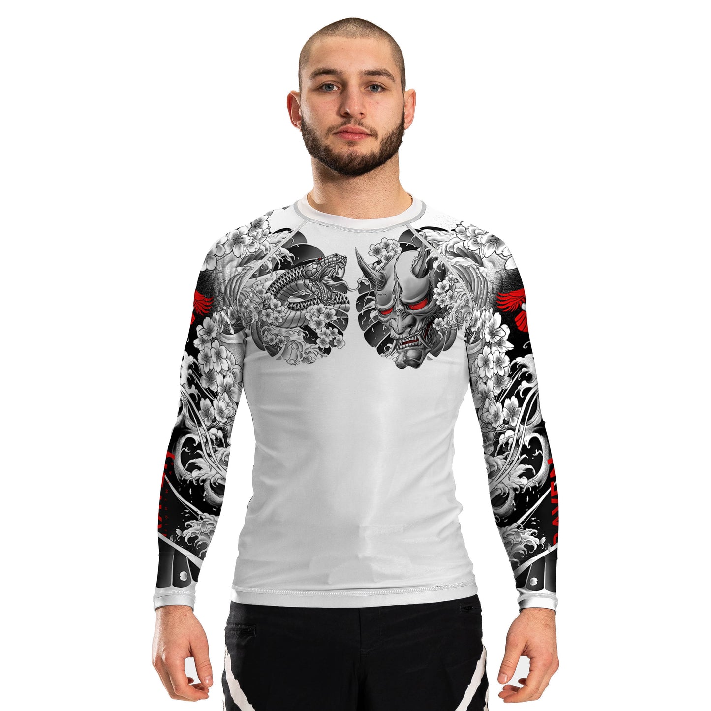 Irezumi 3.0 Men's Long Sleeve Rashguard - Raven Fightwear