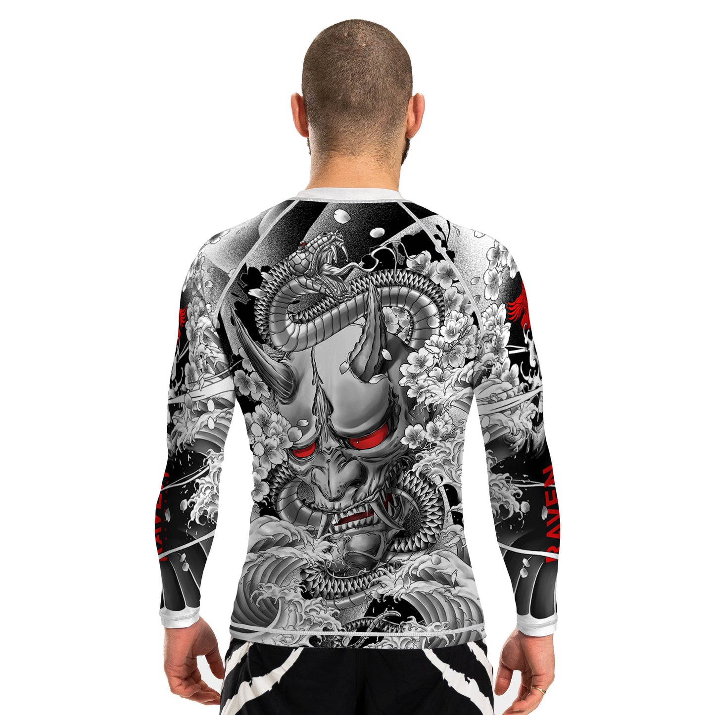 Irezumi 3.0 Men's Long Sleeve Rashguard - Raven Fightwear