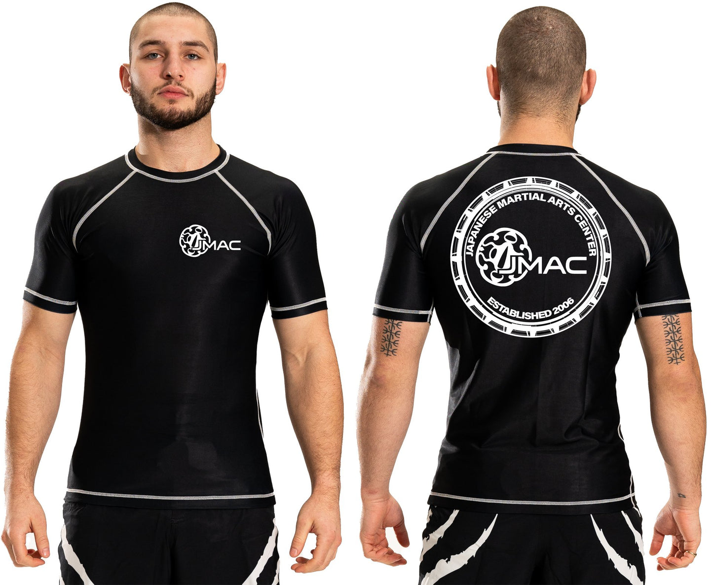JMAC Club Short Sleeve Club Rashguard - Raven Fightwear