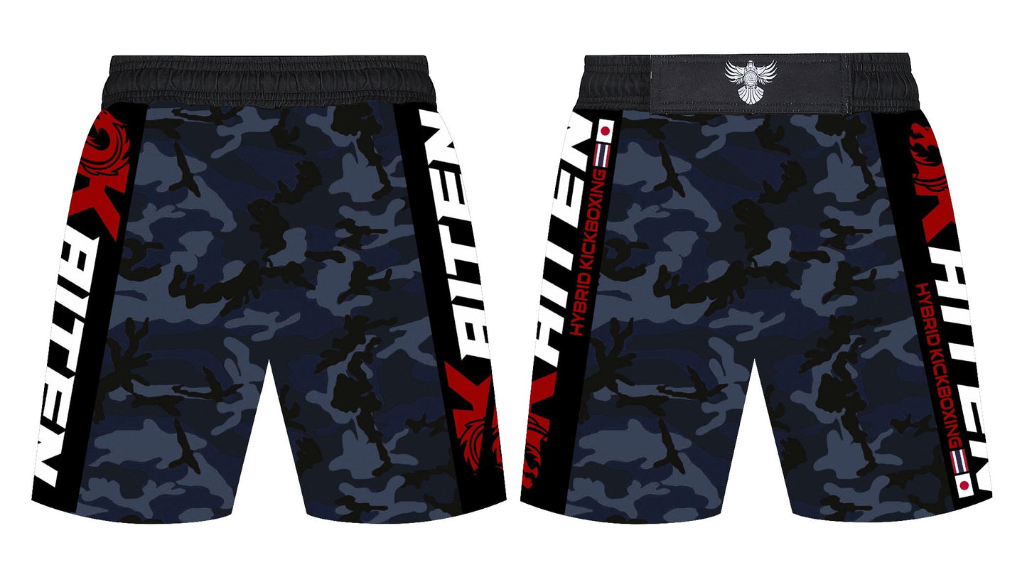 Kaiten Club Shorts - Raven Fightwear