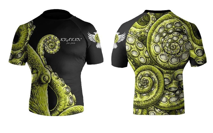 Kraken Jiu Jitsu Club Rashguard - Raven Fightwear