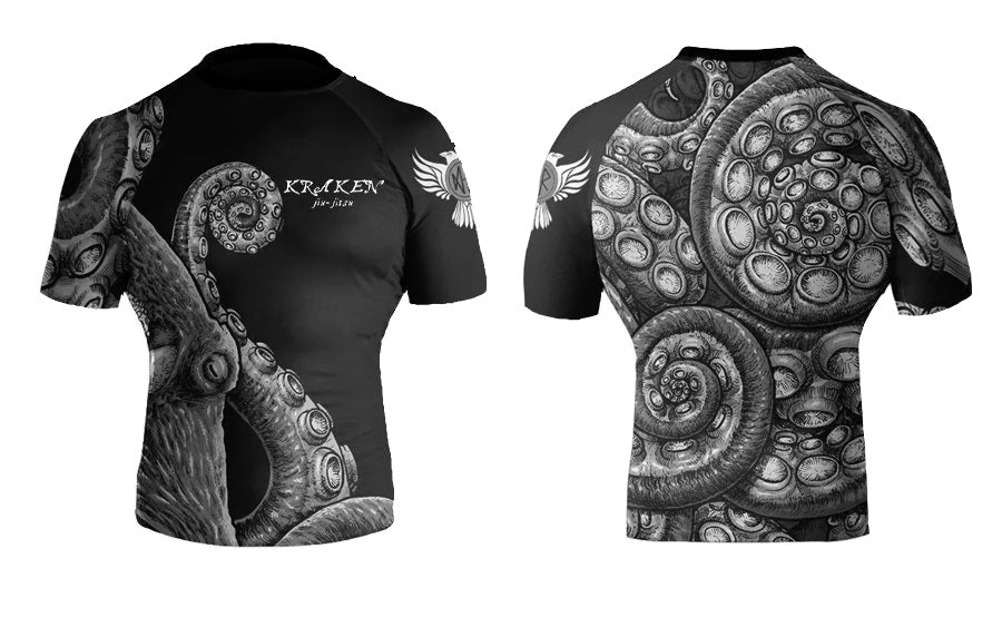Kraken Jiu Jitsu Club Rashguard - Raven Fightwear