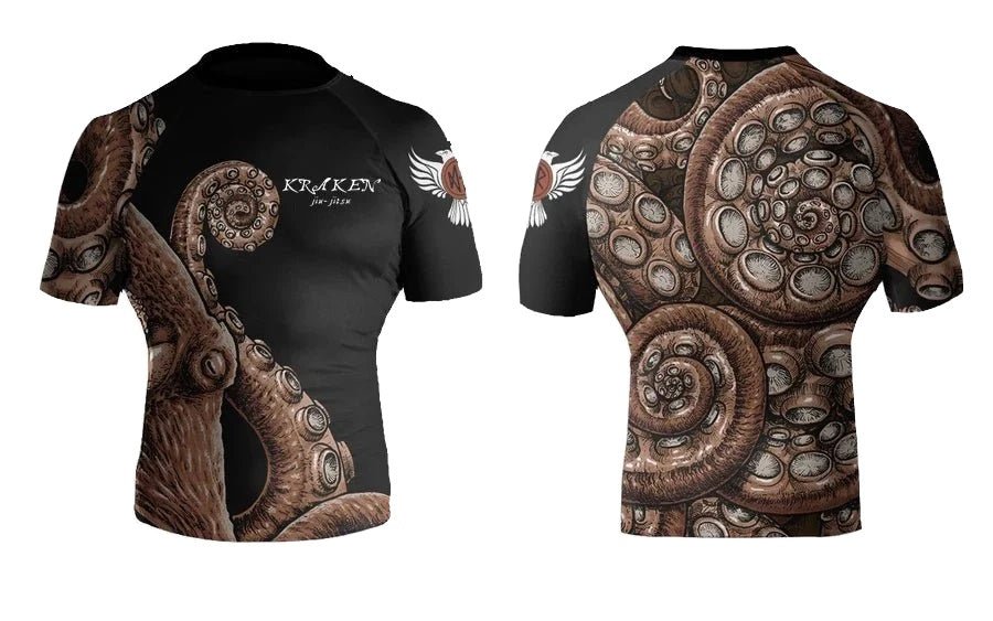 Kraken Jiu Jitsu Club Rashguard - Raven Fightwear