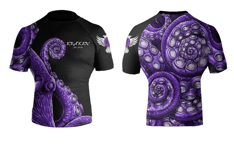Kraken Jiu Jitsu Club Rashguard - Raven Fightwear