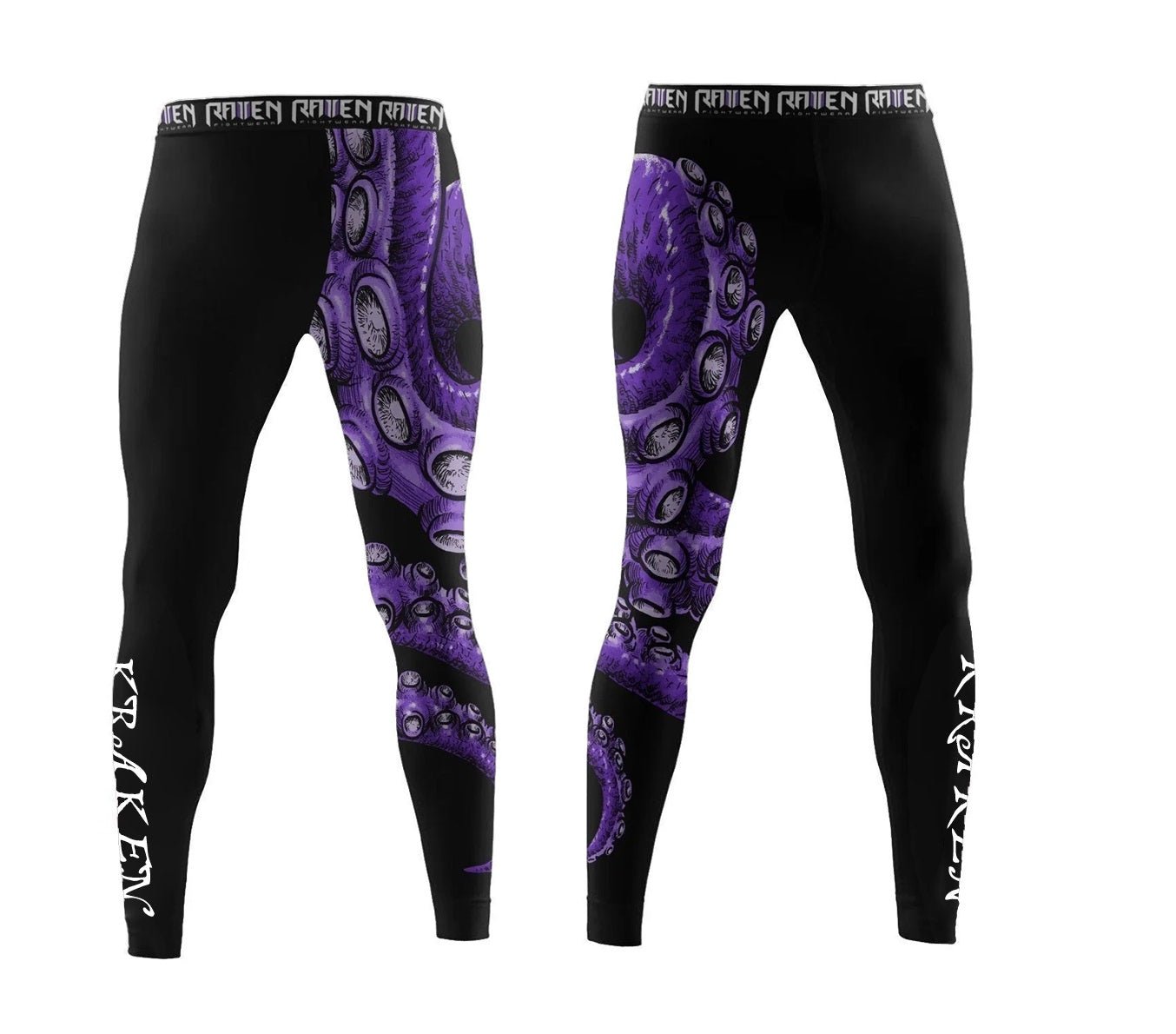 Kraken Jiu Jitsu Club Spats - Raven Fightwear
