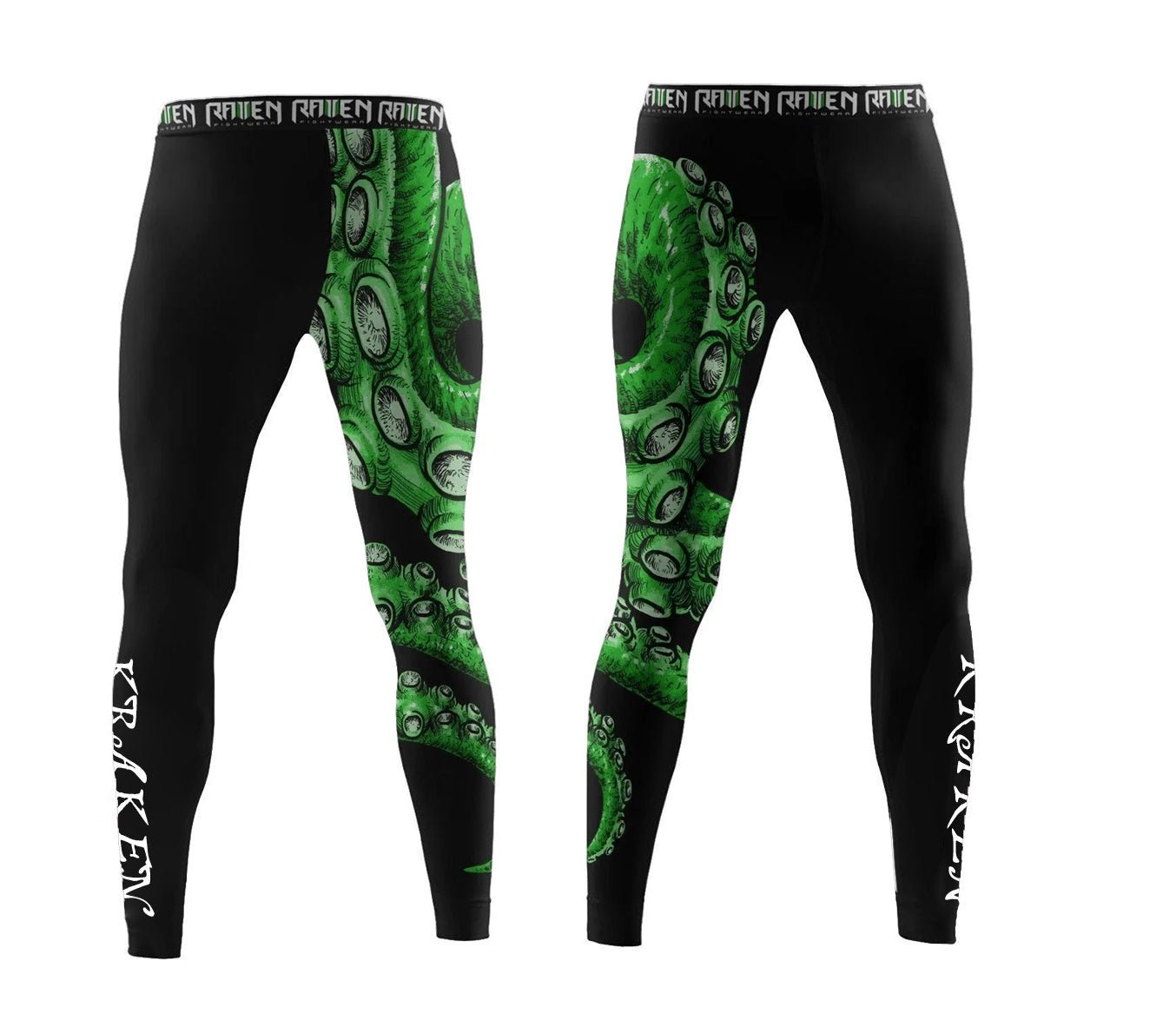 Kraken Jiu Jitsu Club Spats - Raven Fightwear