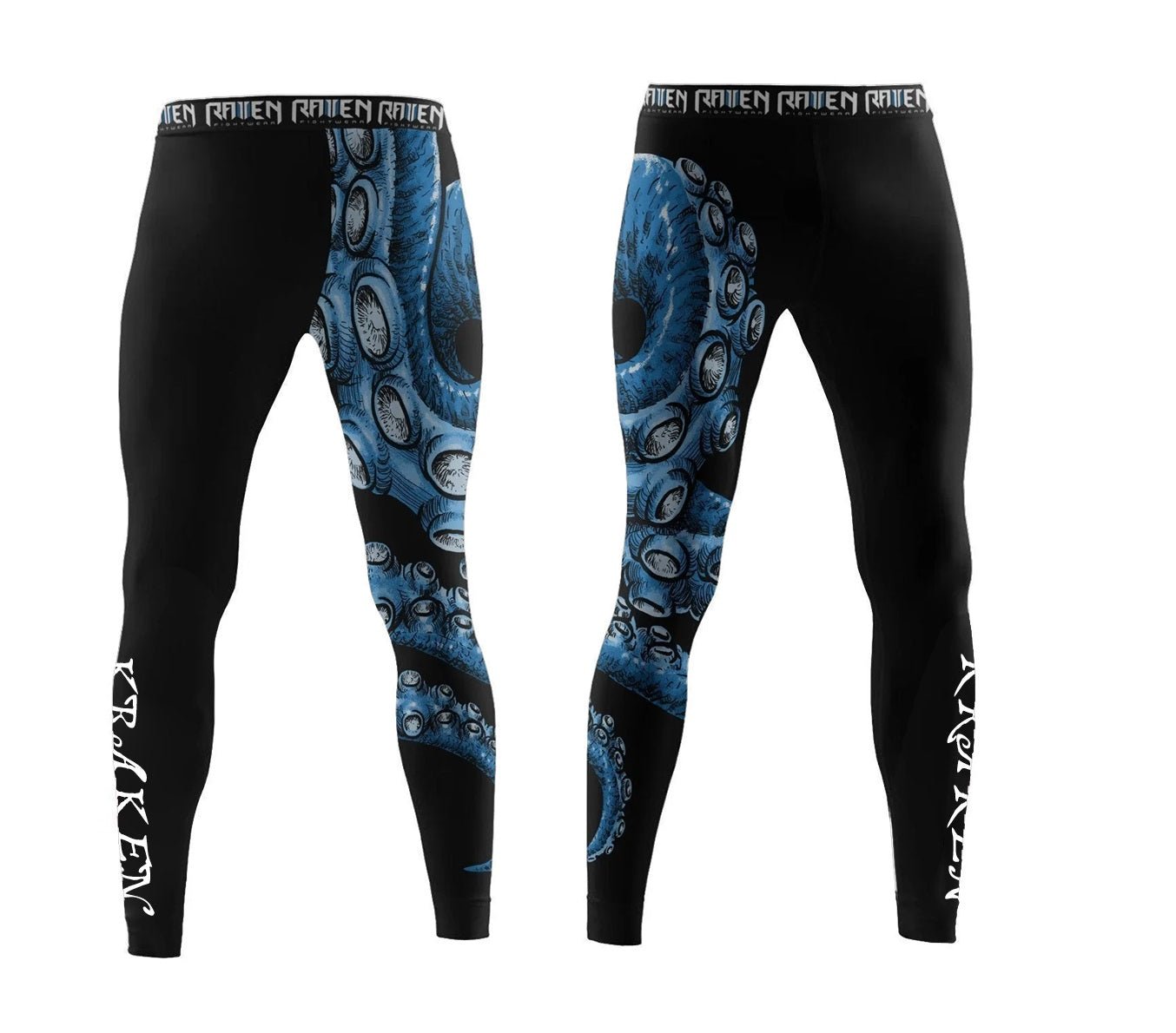 Kraken Jiu Jitsu Club Spats - Raven Fightwear