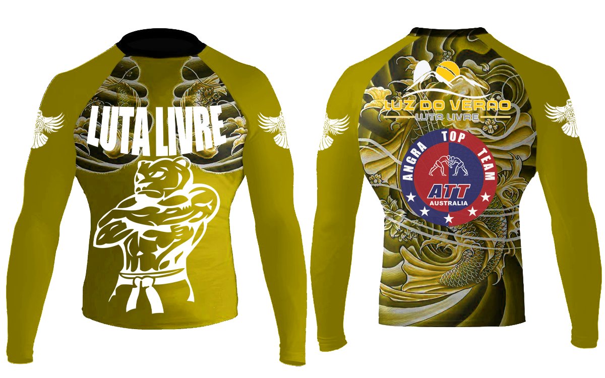 Luta Livre Club Women's Long Sleeve Rashguard - Raven Fightwear