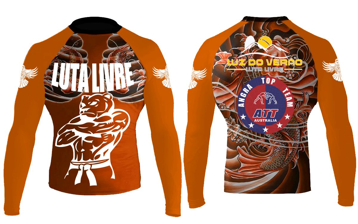 Luta Livre Club Women's Long Sleeve Rashguard - Raven Fightwear