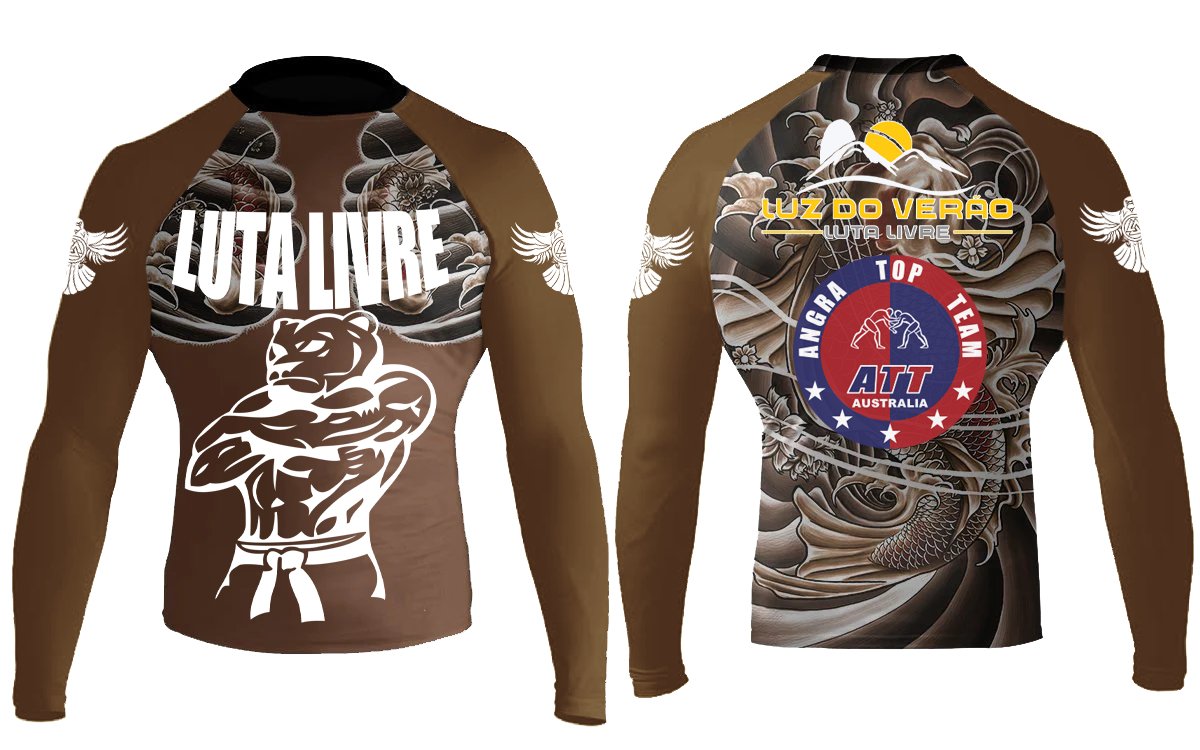 Luta Livre Club Women's Long Sleeve Rashguard - Raven Fightwear