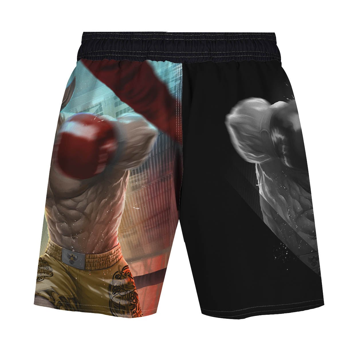 Outback Boxer Men's Hybrid Fight Shorts - Raven Fightwear
