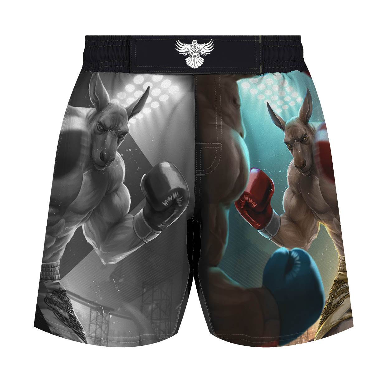 Outback Boxer Men's Hybrid Fight Shorts - Raven Fightwear