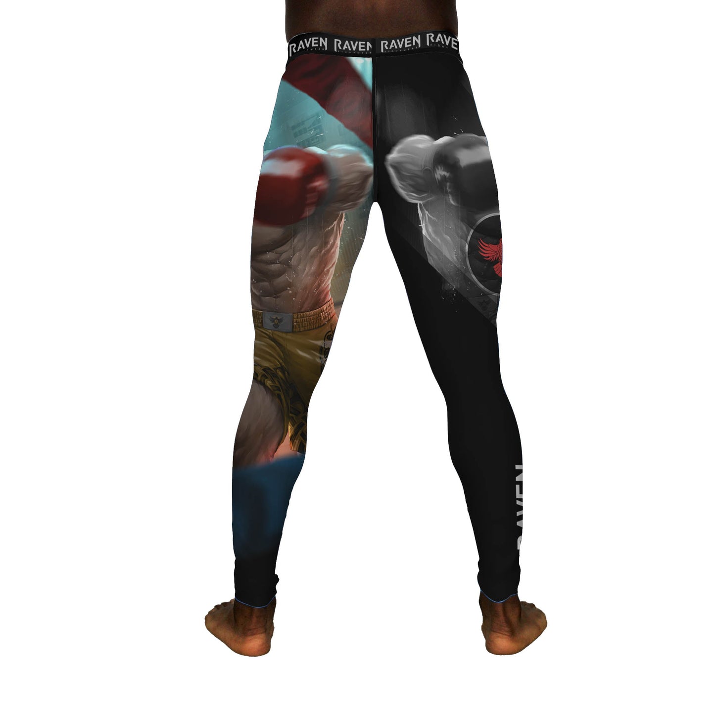Outback Boxer Men's Spats - Raven Fightwear